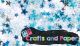 Glitter confetti glue 50ml. αστερια μπλε