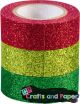Washi tapes Glitter Tape x-mas σε σετ 3 τεμ.