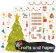 στατικο αυτοκολλητο A4 σετ 3φ. xmas
