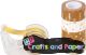 washi tape σετ 5τεμ. +βαση αστερια χρυσο