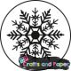 βουλοκέρι σφραγιδα (χ. βαση) 24mm snowflake