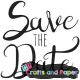 Σφραγιδα ξύλινη C-Save the date