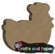 mdf 16mm. 15x15εκ. κοτουλα