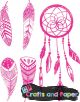 Στενσιλ Textile Φτερο