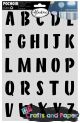 Στενσιλ 20Χ30εκ. Γραμματα ABC. . 2