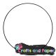 Μεταλλικό στεφανι Φ. 25εκ. Μαυρο