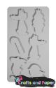 καλούπι σιλικονης 6 σχεδια reindeer 26x14,5x1ε