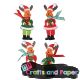 αυτοκολλητο 3D xmas ταραντος