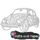 Delicate Die- Vintage Car 11,7x7,2cm,ta