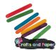 ξυλινο sticks 5,5x5mm.ασορτι σετ 300τεμ.