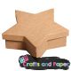 Papier mache Κουτακι αστερι 13x13x4εκ.