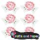 Αυτοκόλλητα 3D Romantic rose white