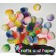 pom poms 5mm. σετ 35 τεμ. Rainbow aσορτι