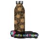 nomad παγουρι θερμος 600ml. fleur noir/or