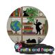 bug art μαγνητακι Φ.5,5εκ.chaton biblio