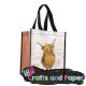 kook τσαντα market 26x31 vache ecossai