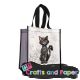 kook τσαντα market 26x31 chat noir