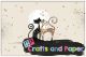 Bug art σουπλά 43x28 PP chats amoureux