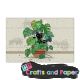 bug art σουπλα 43x23εκ. chaton monstera