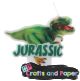 κερι πολυχρωμο 7,5x6εκ. Dinosaure